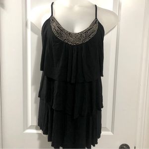 Penningtons Tiered Beaded Tank Top size 5x